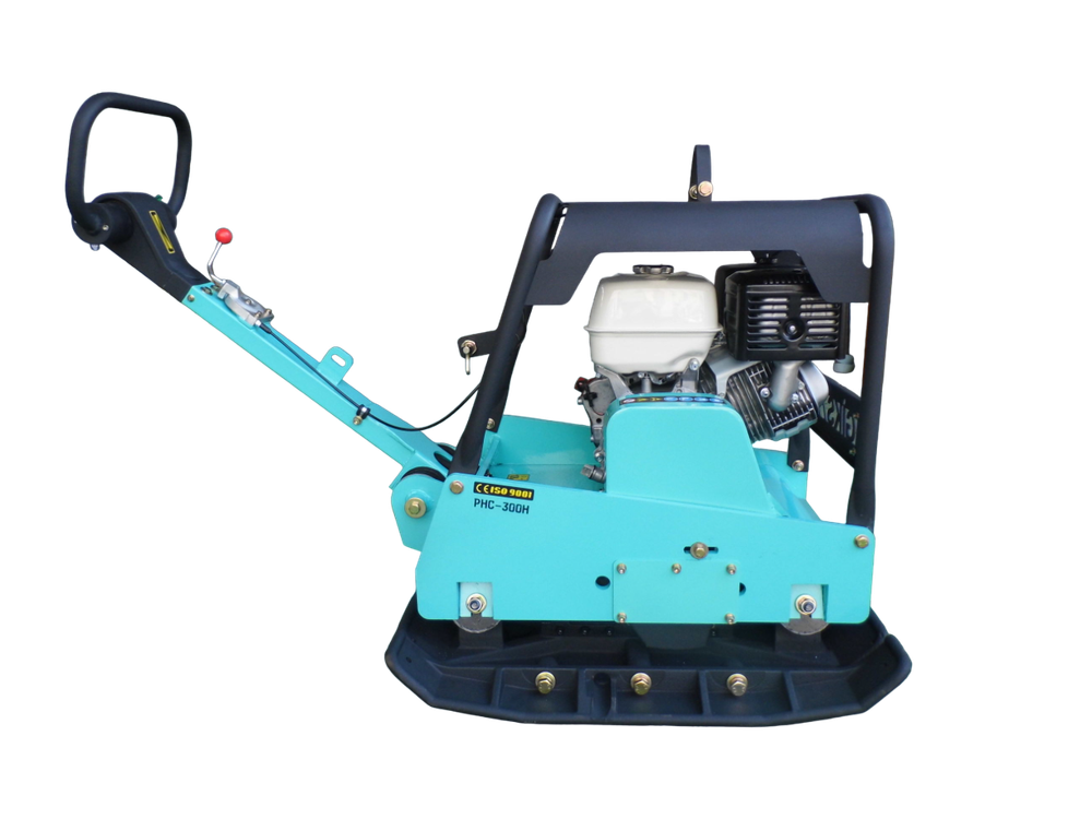 Виброплита реверсивная GIKS PHC-300H гидравлика - [300 кг / 40 кН / Honda GX390] ручной старт