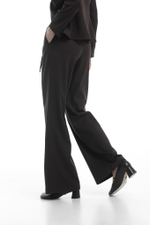 Брюки клеш из уплотненной поливискозы