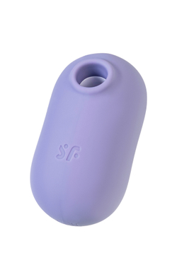 Вакуумный стимулятор клитора с вибрацией Satisfyer Pro To Go 2, фиолетовый, 8,5 см