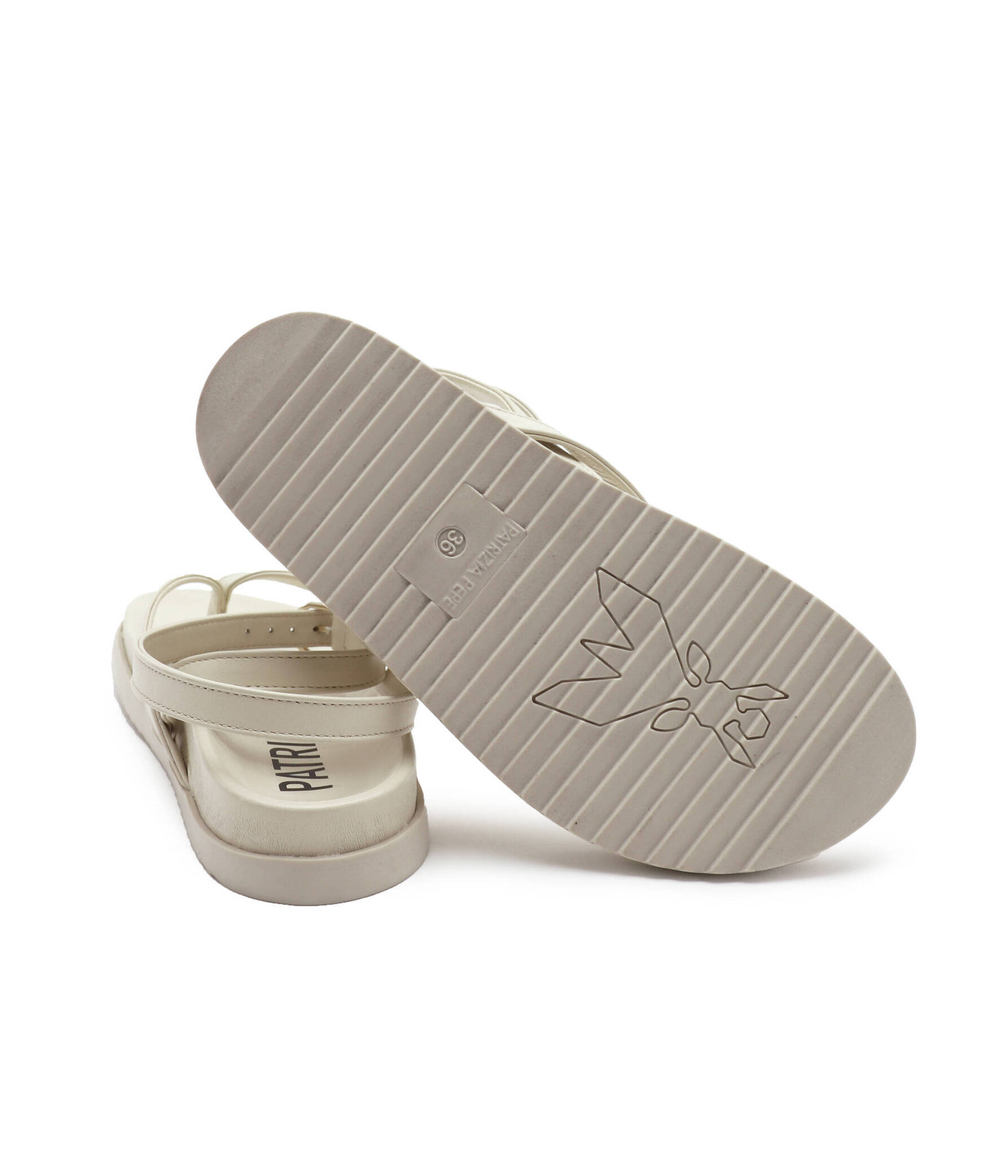 Кожаные босоножки Patrizia Pepe - экрю(2X0023 L048)