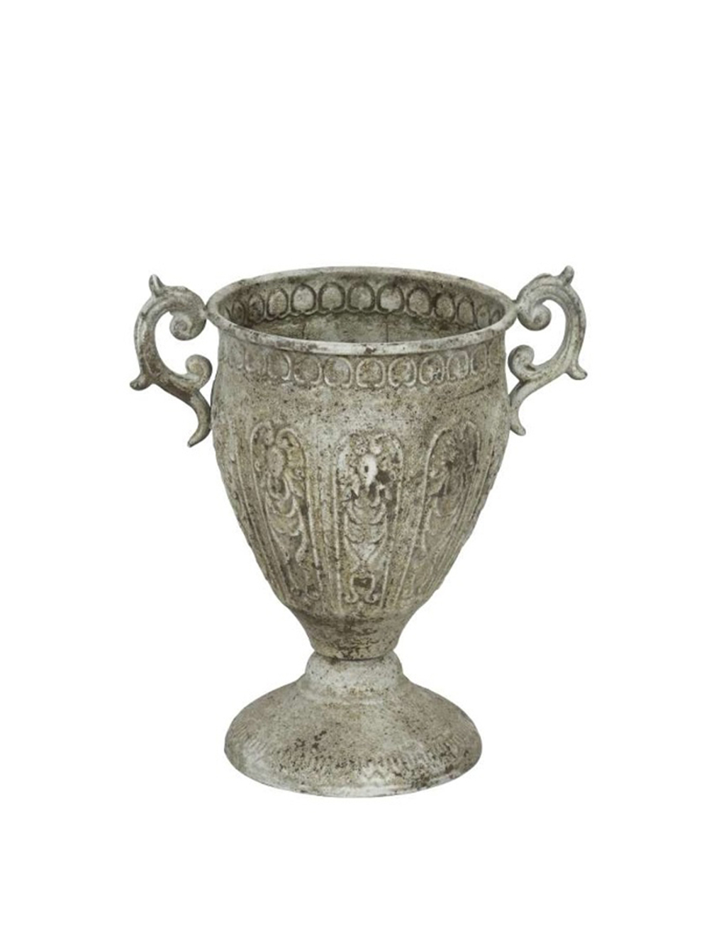 Ваза декоративная металлическая "Брокант" 26,5x18,5xH28 см от CAMPO Home & Garden