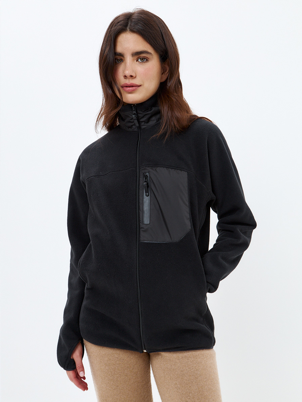 Флисовая толстовка unisex Eiger black