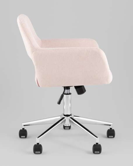 Стул офисный ROSS рогожка светло-розовый