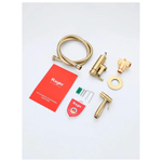 Гигиенический душ со смесителем встраиваемый Raglo R20.54.03, сатин золотой