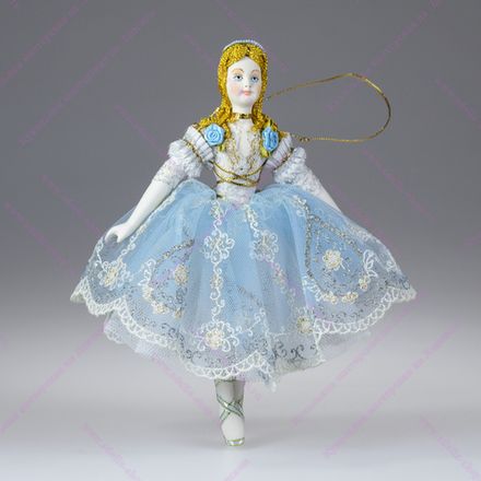 Эксклюзивная ёлочная игрушка Балерина Сильфида