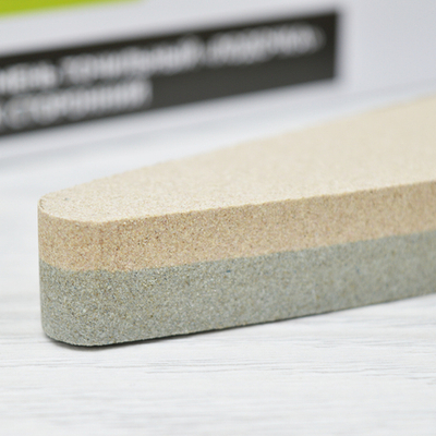 Брусок лодочка абразивный 2-х сторонний 22,5*3,5*1,5см