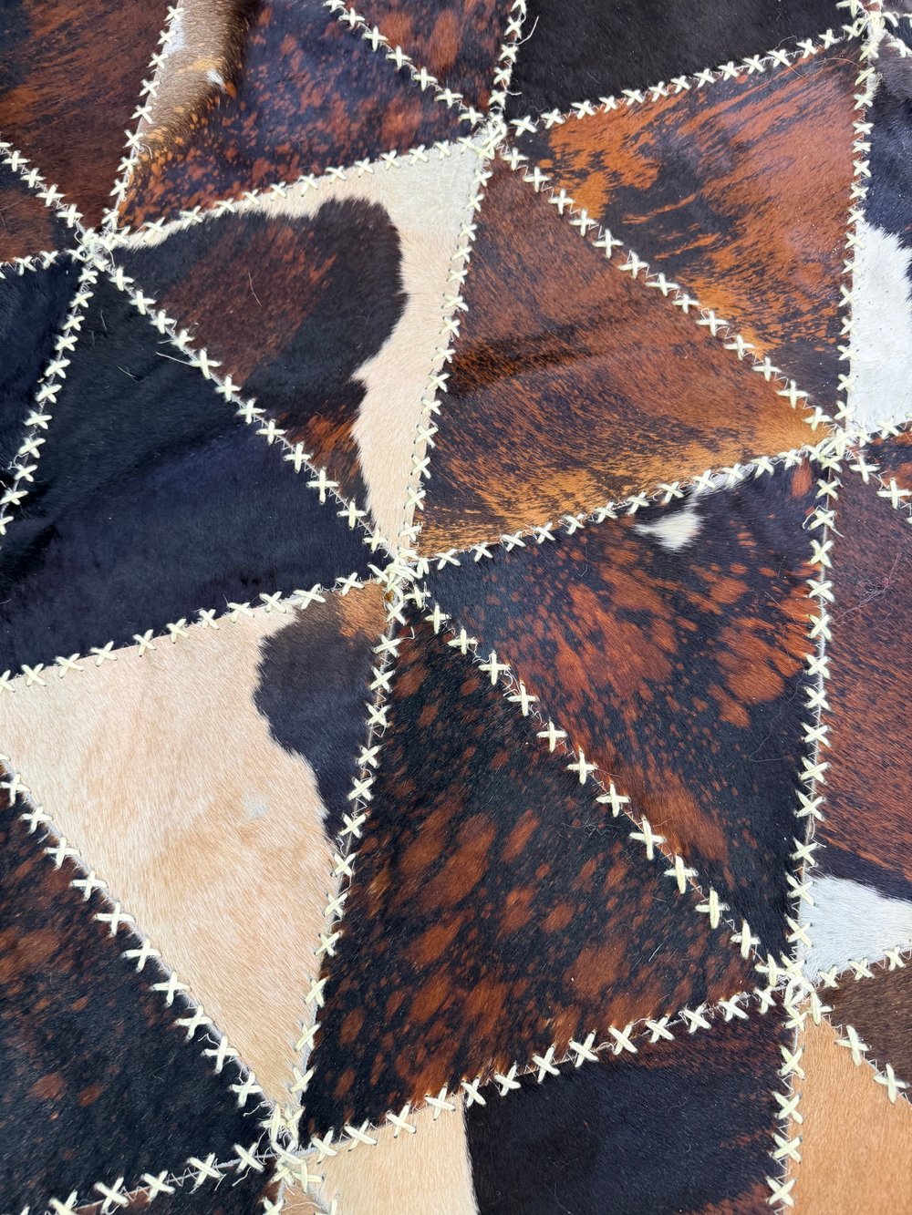 Ковер овальный натуральный Телячья шкура