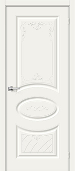 Дверь Скинни-20 Art / Цвет Whitey / Двери Браво