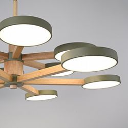 Люстра на штанге Imperiumloft TURNA Khaki TURNA-DBL01