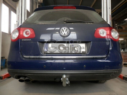 Фаркоп оцинкованный Galia V071C для Volkswagen Passat B6 2005-2010, Passat B7 2010-2015, Passat CC 2012-, Passat Alltrack B7 2012-2015(паспорт и сертификат в комплекте)(без электрики)