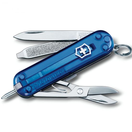 Складной нож Victorinox Мод. Signature Blue Trans (58 мм) - 7 функций