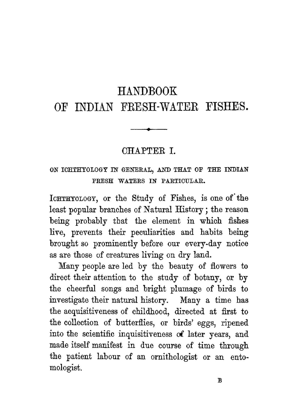 Handbook Of The Freshwater Fishes Of India | R. Captain