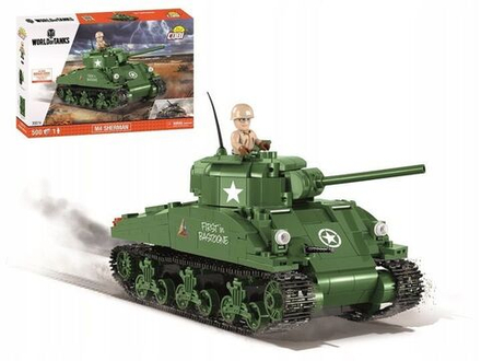 Конструктор пластиковый Cobi M4 SHERMAN WORLD OF TANKS - Танк - 500эл. - Коби 3007А