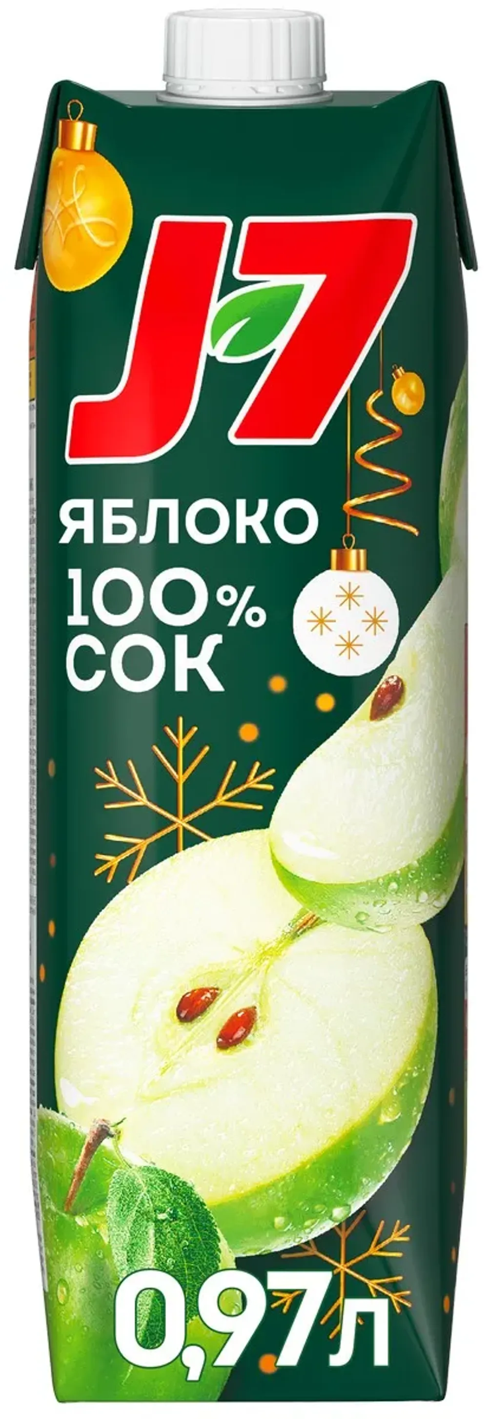 Напиток J7 зелёное яблоко 0,97мл