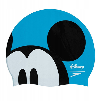 Шапочка для плавания силиконовая детская Speedo Disney Junior Slogan Cap Mickey Mouse