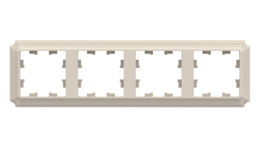 Рамка 4-м AtlasDesign Antique универс. беж. SE ATN100204