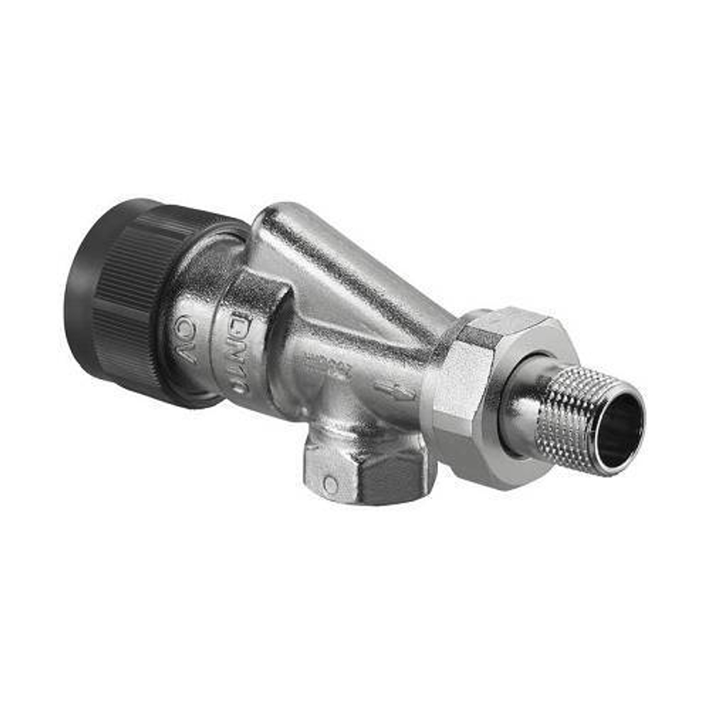 Клапан термостатический осевой Oventrop A - 1/2" (ВР/НР-американка, PN10, Tmax 120°C, KVS 1.2)