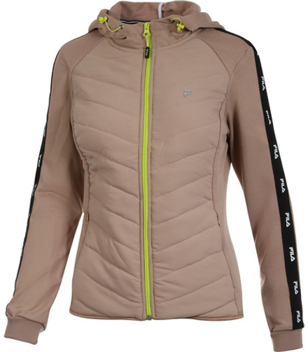 Женская Кофта теннисная Fila Coachjacket Frida Women - Бежевый
