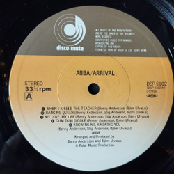 Винтажная виниловая пластинка LP ABBA АББА Arrival Прибытие (Japan 1978) (Red Obi)