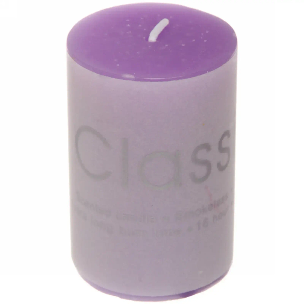 Свеча «Classic» 5*7,5см цвет лавандовый ZD-002