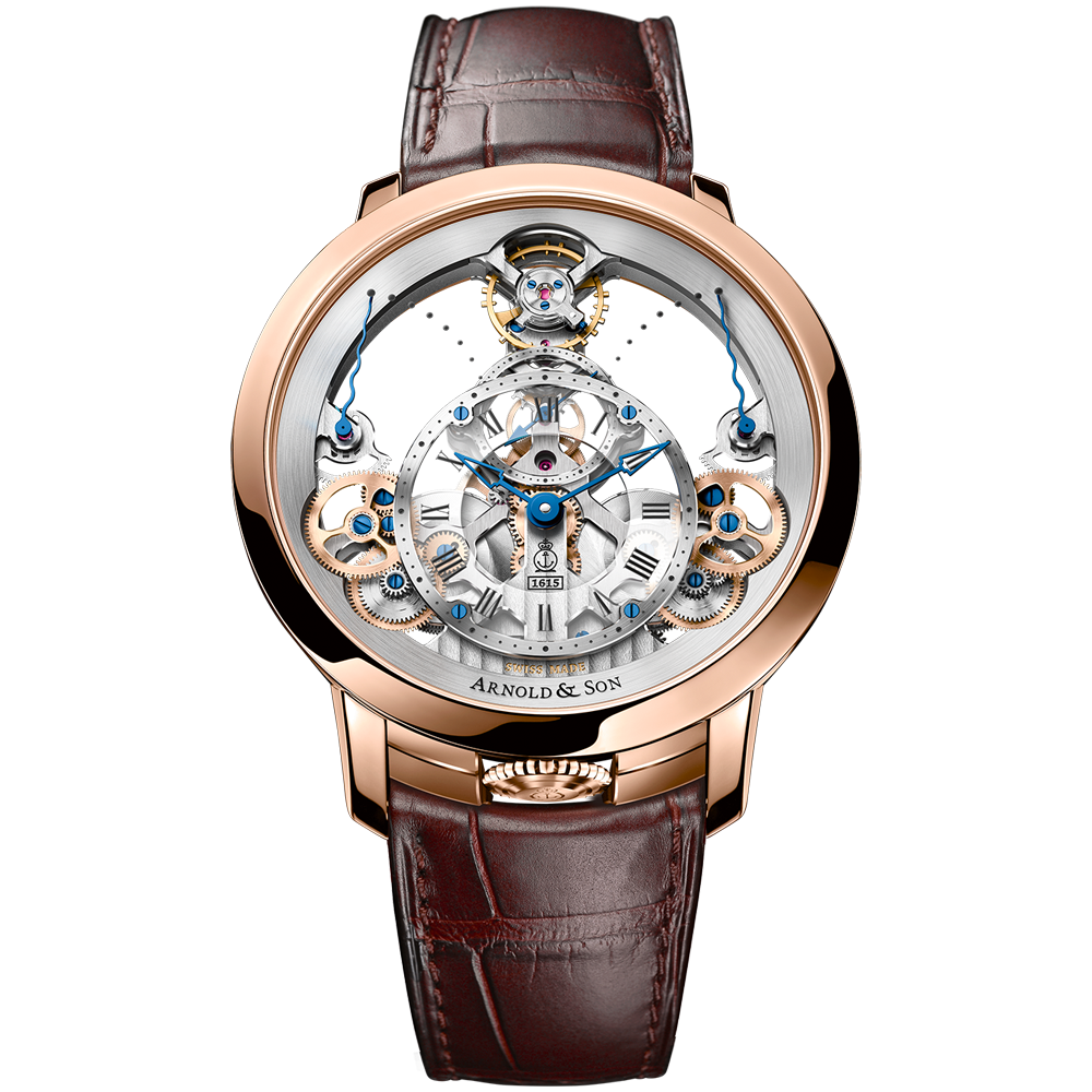 Arnold &amp; Son Instrument Collection Time Pyramid 5N Gold Tourbillon