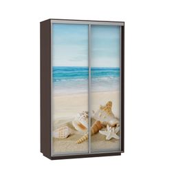 Шкаф-купе "Экспресс Фото Дуо" (венге/море) 2400х1400, МК Е1, г. Белореченск