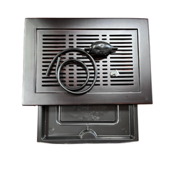 Чабань с поддоном темная (40,2х28х6,7 см)