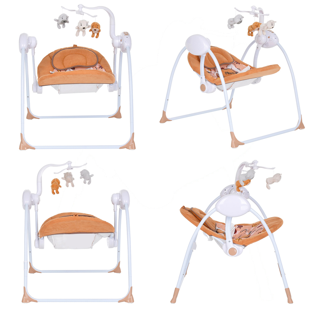 PITUSO электрокачели Marbella Cacao/Какао Круги пульт, MP3,моск.сеть,адаптер,71*66*77см