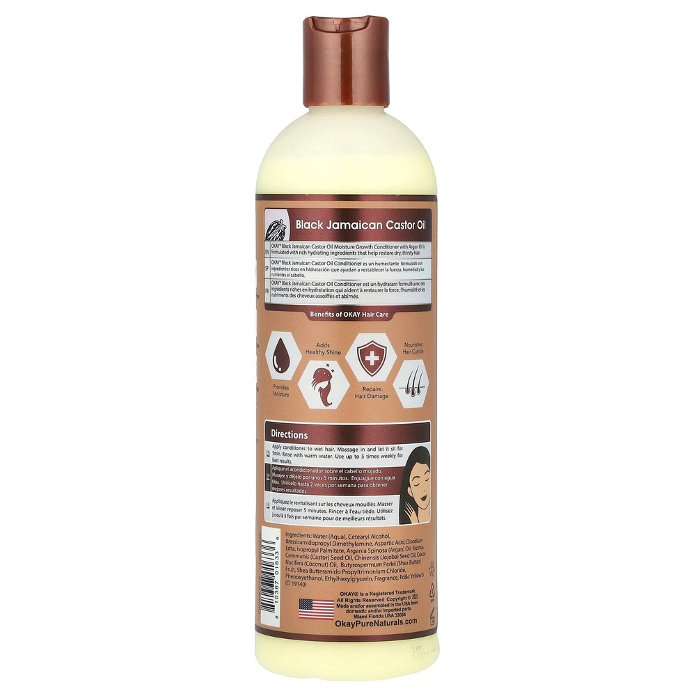 Okay Pure Naturals, Black Jamaican Castor Oil®, кондиционер, 355 мл (12 жидк. унций)