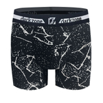 Темно-синие трусы-боксеры с принтом в виде брызг краски (Размер: XXL) (Цвет: темно-синий)