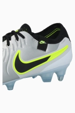 Бутсы Nike Tiempo Legend 10 Elite SG-Pro Anti Clog - серебряный