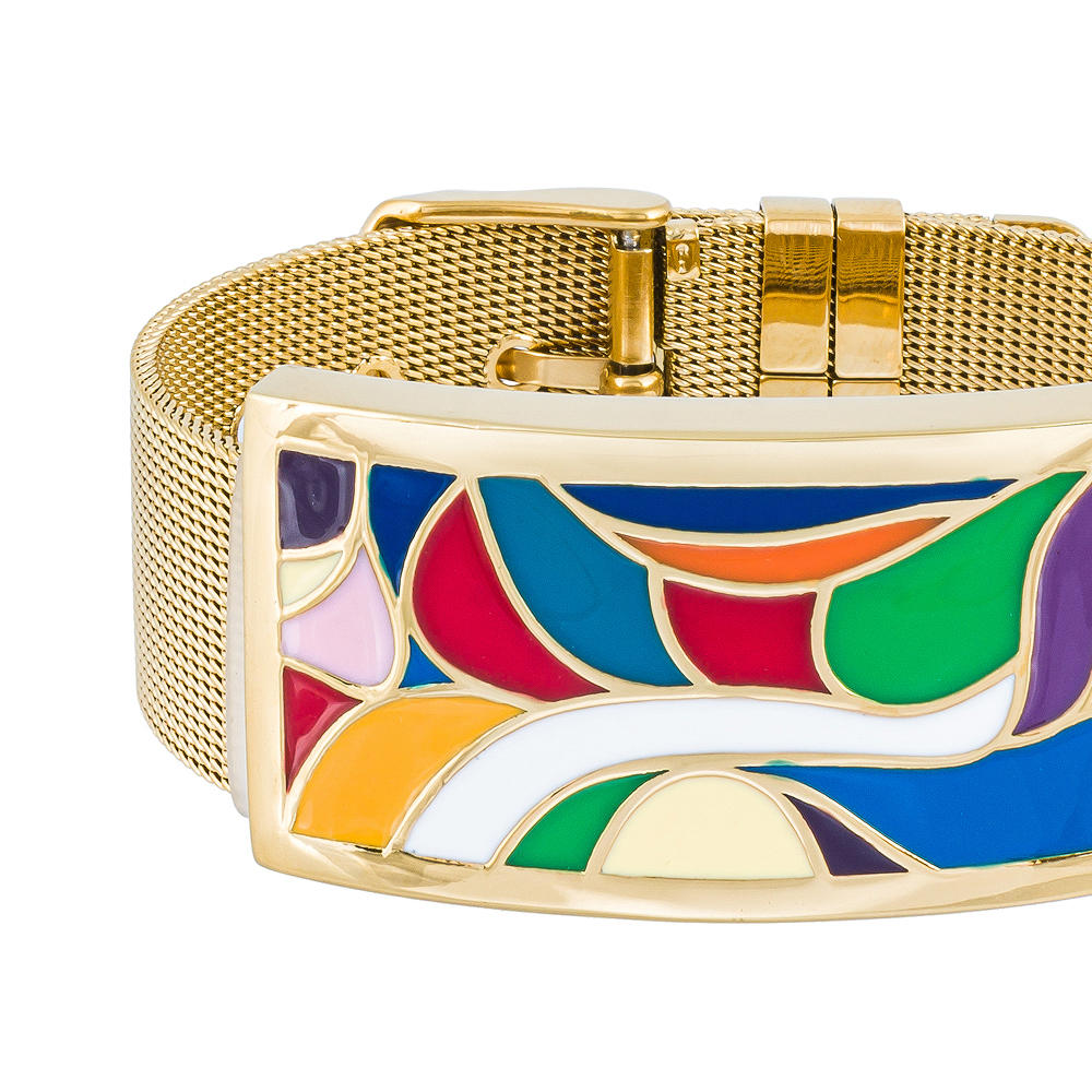 Браслет Fiore Luna на металлическом ремешке CB13600-15