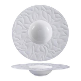 Тарелка для пасты 240 мл, d 29,3 см h 5,2 см, костяной фарфор, Origami