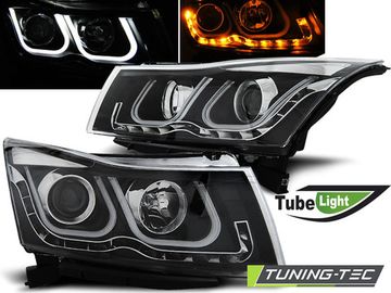 Фары CHEVROLET CRUZE 09-12 TUBE LIGHT BLACK