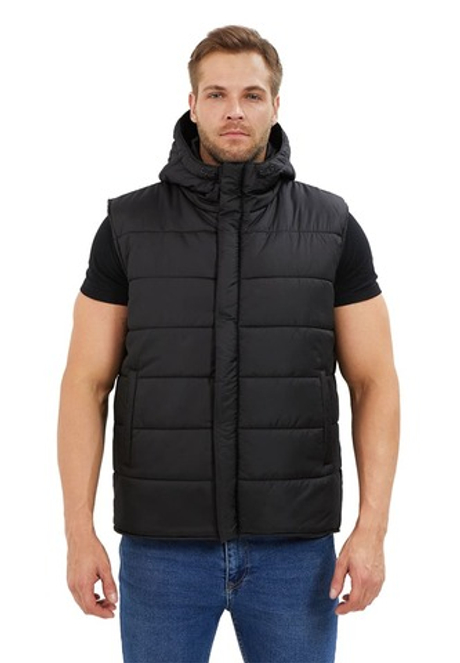 Жилет утеплённый "ДЕЛЬТА" , цвет: черный, ткань: Дюспо