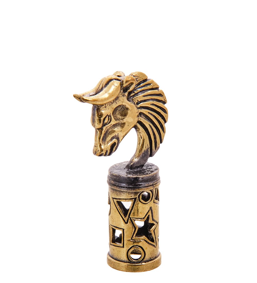 AM-3583 Наперсток-карандаш «Знак зодиака-Телец» (латунь)