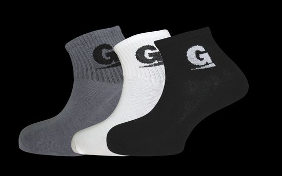 Носки унисекс, GUAHOO (3 пары) G51-3223AL белый/черный/серый,