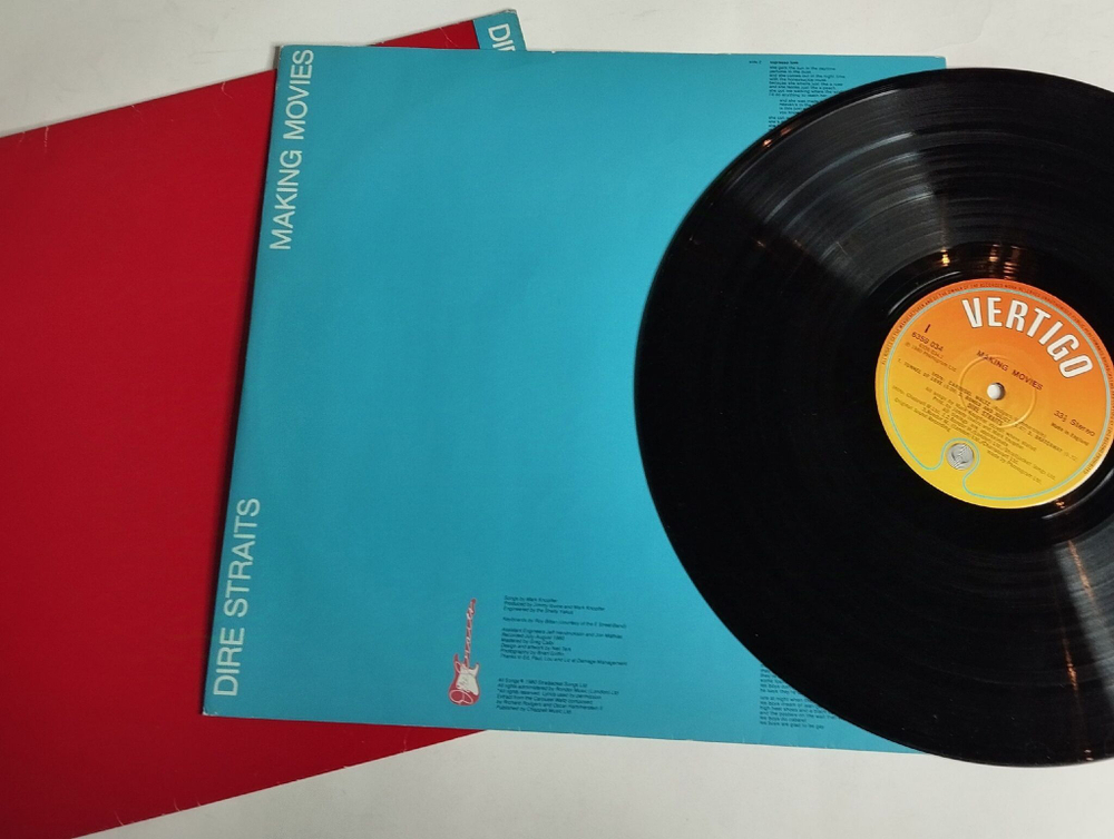 Винтажная виниловая пластинка LP Dire Straits Making Movies (UK 1980)
