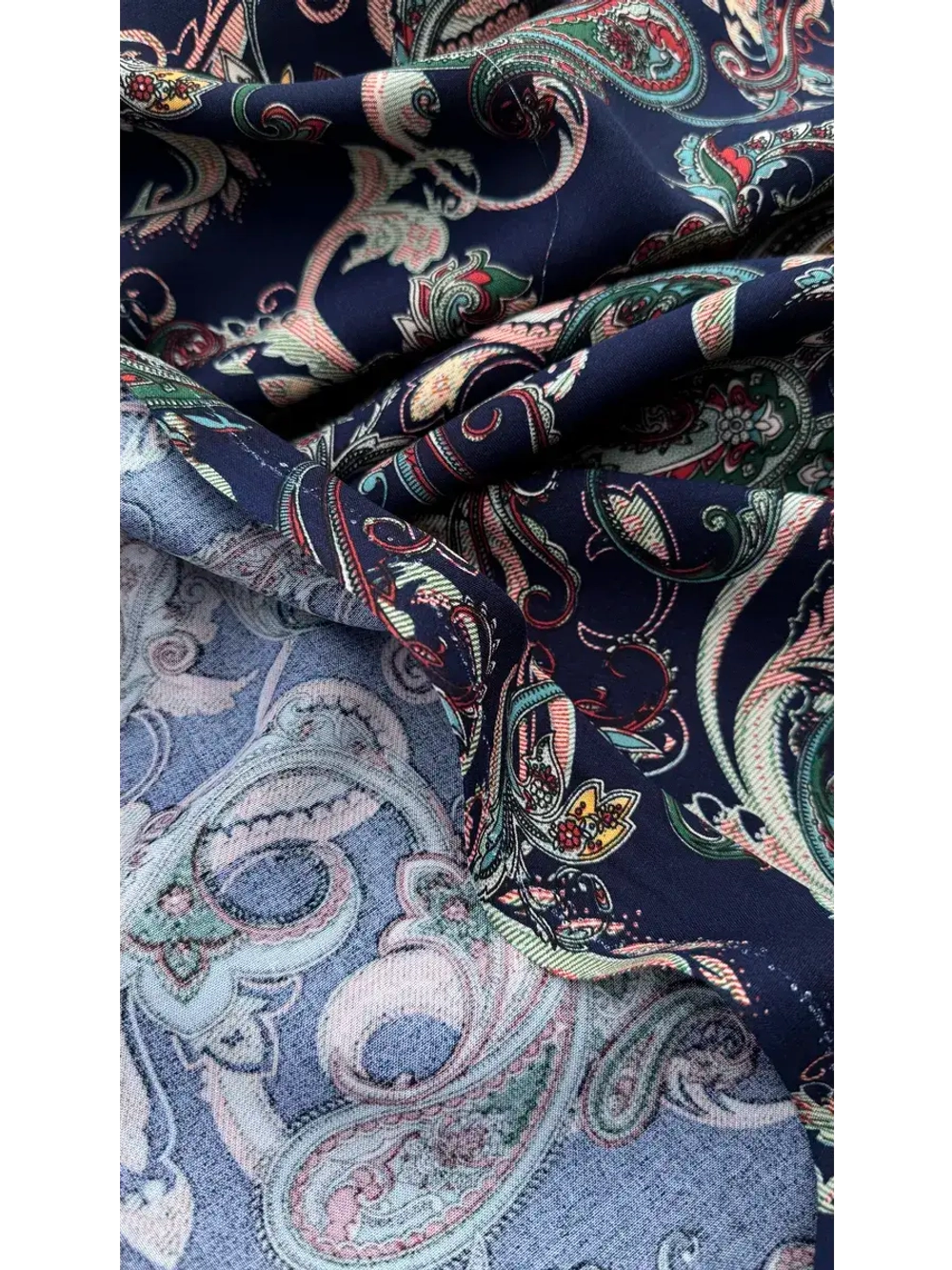 Ткань для шитья штапель вискоза принт 3 метра