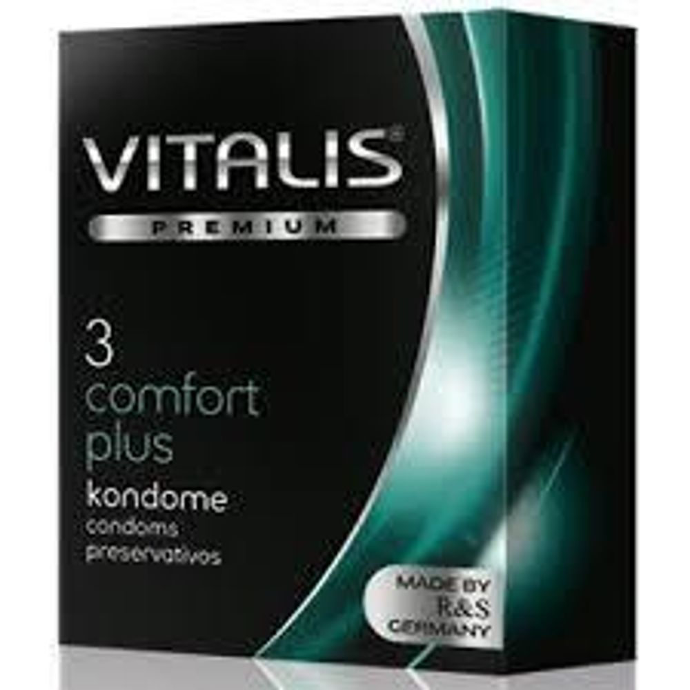 Презервативы Vitalis Premium 3 шт - анатомич формы (шир 53mm)