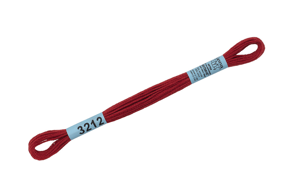 Мулине  "Gamma", 100% хлопок, 8 м, №3212