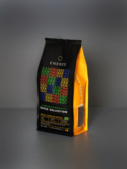 Кофе зерновой Enerzo Бразилия Серрадо Мицуи - 1кг