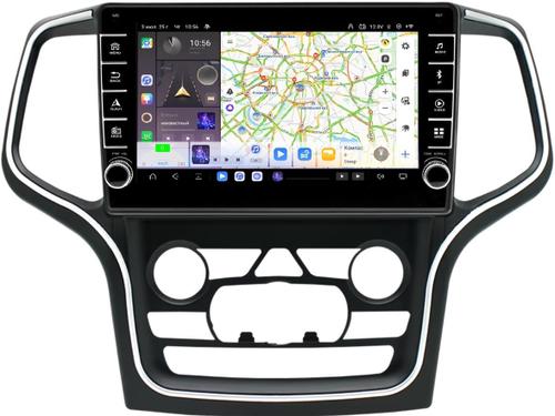Магнитола для Jeep Grand Cherokee WK2 2013-2021 (взамен 8.4" экрана) - Kuberg EW-1076-2 (кнопки и крутилки) Android 13, Быстрая, CarPlay, 4G SIM-слот