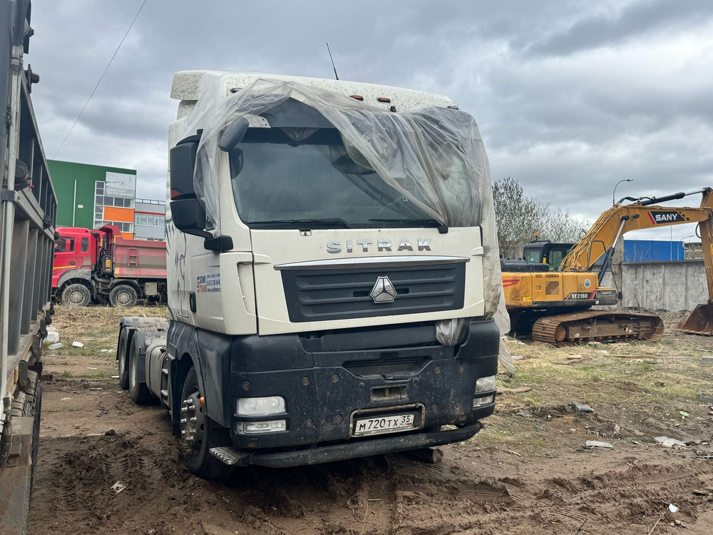 SITRAK C7H 6x4 Седельный тягач ZZ4256V364HE (Дизельный, 12,4 л, 540 л.с., МТ)
