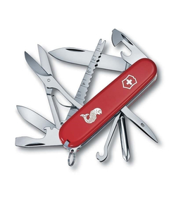 Нож перочинный VICTORINOX Fisherman, 91 мм, 18 функций, красный