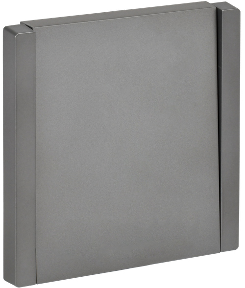 FORTE&PIANO Выключатель 1-клавишный проходной 10А FP503 сталь IEK