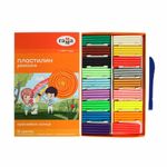 Пластилин классический ГАММА "Оранжевое солнце", 18 цветов, 6 классических + 6 флуоресцентных + 6 перламутровых, 234 г, стек, 111120201