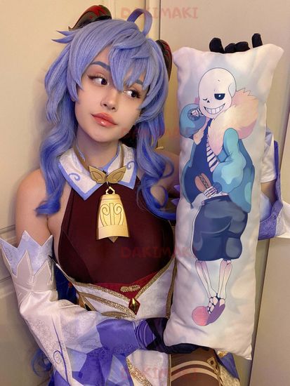 Мини дакимакура Санс из Андертейл арт. M0290, 60х20 см