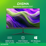 Моноблок Digma Optimum черный (DM23CN-8CXW01)