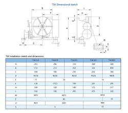 Поворотный стол наклоняемый D200 ТИП 5050 TSK200